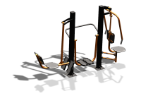 Уличный тренажер "Жим ногами Шагомер Жим от груди" УТ333 в Карачаево-Черкесской Республике