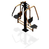 Уличный тренажер  "Жим от груди двойной" УТ204 в Карачаево-Черкесской Республике