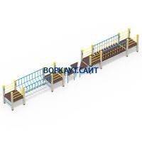 Детский спортивный комплекс Двойной мостик ДСК 3115 в Карачаево-Черкесской Республике