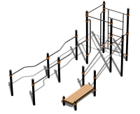 Спортивный комплекс воркаут ВС-194 в Карачаево-Черкесской Республике