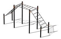 Спортивный комплекс воркаут ВС-192 в Карачаево-Черкесской Республике