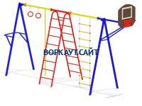 Гимнастический комплекс с баскетбольным щитом МАФ 3001 в Карачаево-Черкесской Республике