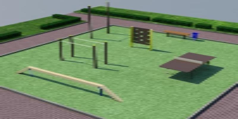 Проект спортплощадки мини спорт  в Карачаево-Черкесской Республике