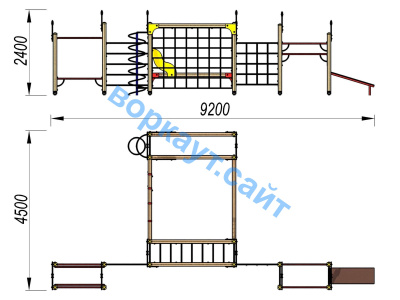 Детский спортивный комплекс ДСК 3102 в Карачаево-Черкесской Республике