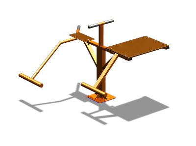 Уличный тренажер "Пресс Гиперэкстензия" УТ327 в Карачаево-Черкесской Республике