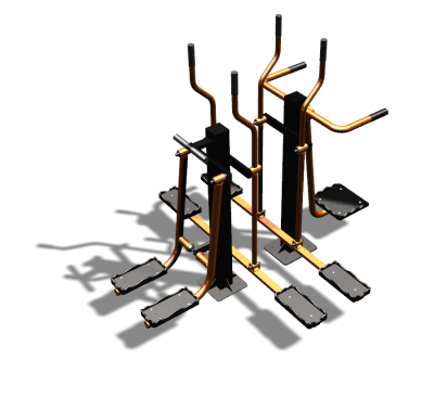 Уличный тренажер "Шпагат Маятник Лыжник двойной" УТ335 в Карачаево-Черкесской Республике