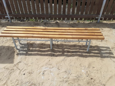 Двухметровая лавочка без спинки 2 м МАФ 1602 в Карачаево-Черкесской Республике