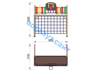 Детский спортивный комплекс ДСК 3101 в Карачаево-Черкесской Республике