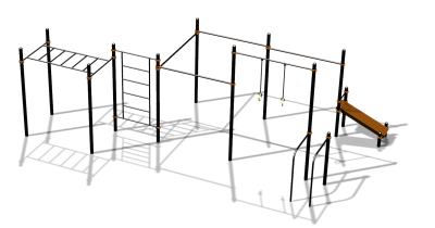 Спортивный комплекс воркаут ВС-153 в Карачаево-Черкесской Республике