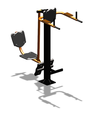 Уличный тренажер "Жим ногами Брусья Пресс" УТ329 в Карачаево-Черкесской Республике