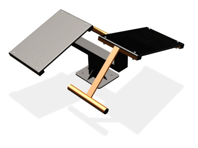 Уличный тренажер  "Скамья для пресса двойная"   УТ213 в Карачаево-Черкесской Республике