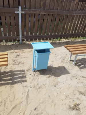 Урна с крышкой МАФ 1631 в Карачаево-Черкесской Республике