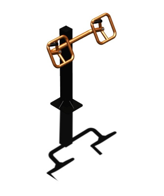 Уличный тренажер "Штурвал одинарный" УТ 122 в Карачаево-Черкесской Республике