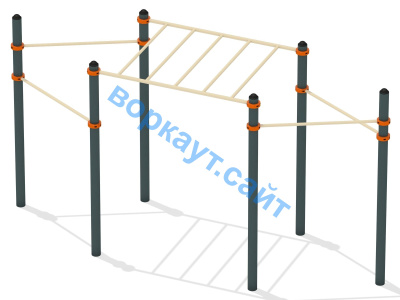 Турник разноуровневый с рукоходом ВС-26 в Карачаево-Черкесской Республике