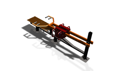 Силовой уличный тренажер  "Жим лежа"  УТ411 в Карачаево-Черкесской Республике