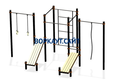 Спортивный комплекс воркаут ВС-44 в Карачаево-Черкесской Республике