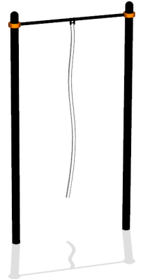 Турник с гимнастическим канатом ВС-34 в Карачаево-Черкесской Республике