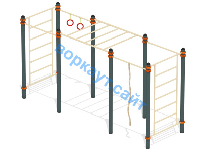 Воркаут комплекс гимнастический  ВС-24 в Карачаево-Черкесской Республике