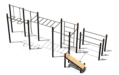 Спортивный комплекс воркаут ВС-77 в Карачаево-Черкесской Республике