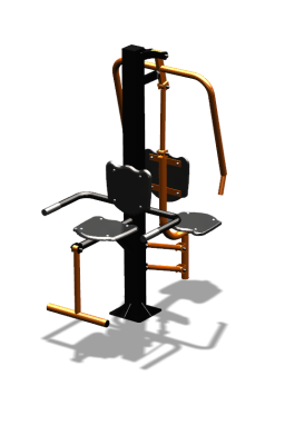 Уличный тренажер "Жим от груди Флекс" УТ324 в Карачаево-Черкесской Республике