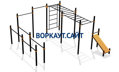 Спортивный комплекс воркаут ВС-109 в Карачаево-Черкесской Республике