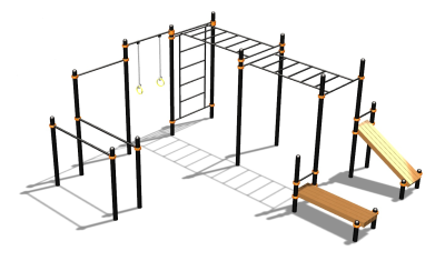 Спортивный комплекс воркаут ВС-71 в Карачаево-Черкесской Республике