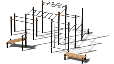 Спортивный комплекс воркаут ВС-141 в Карачаево-Черкесской Республике