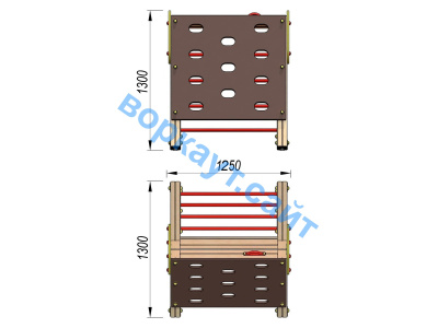 Детский спортивный комплекс ДСК 3202 в Карачаево-Черкесской Республике