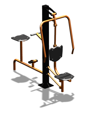 Уличный тренажер "Жим от груди Вело" УТ321 в Карачаево-Черкесской Республике