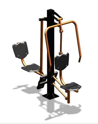 Уличный тренажер "Жим от груди Жим ногами" УТ304 в Карачаево-Черкесской Республике