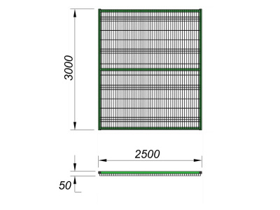Ограждение спортивной площадки 2500х3000 МАФ 5103 в Карачаево-Черкесской Республике