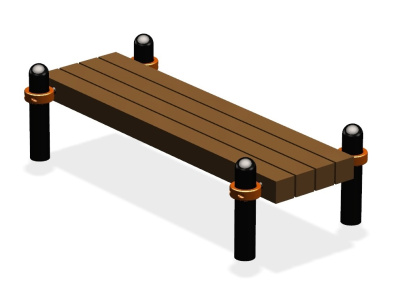 Воркаут скамья ВС-38 в Карачаево-Черкесской Республике