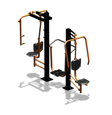 Уличный тренажер "Жим от себя Шагомер Баттерфляй" УТ303 в Карачаево-Черкесской Республике