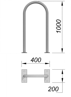 Велопарковка МАФ 6001 в Карачаево-Черкесской Республике