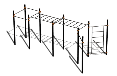 Спортивный комплекс воркаут ВС-118 в Карачаево-Черкесской Республике