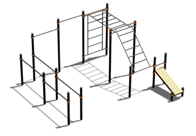 Спортивный комплекс воркаут ВС-146 в Карачаево-Черкесской Республике