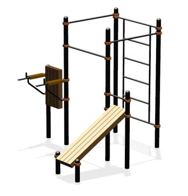 Спортивный комплекс воркаут ВС-64 в Карачаево-Черкесской Республике