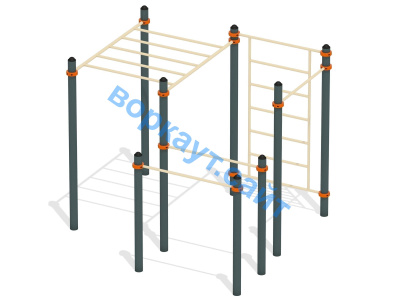 Спортивный комплекс воркаут ВС-48 в Карачаево-Черкесской Республике