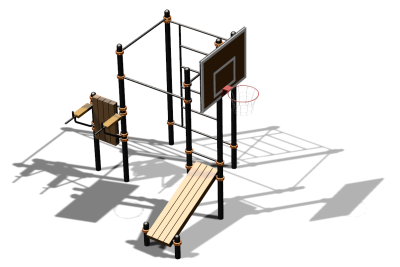 Спортивный комплекс воркаут ВС-155 в Карачаево-Черкесской Республике