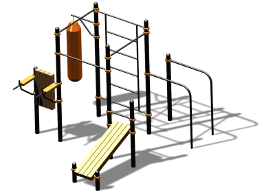 Спортивный комплекс воркаут ВС-93 в Карачаево-Черкесской Республике