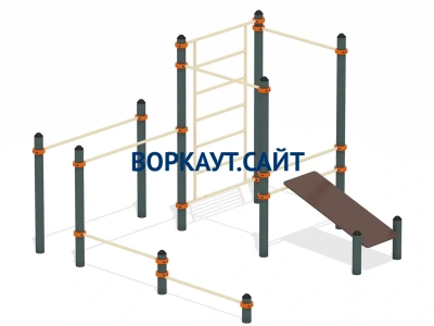 Спортивный комплекс воркаут ВС-43 в Карачаево-Черкесской Республике