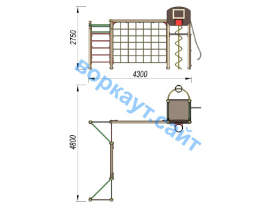 Детский спортивный комплекс ДСК 3112 в Карачаево-Черкесской Республике