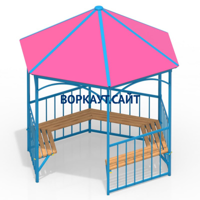 Беседка с лавками МАФ 4120 в Карачаево-Черкесской Республике