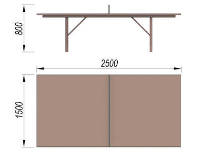 Теннисный стол МАФ 3517 в Карачаево-Черкесской Республике