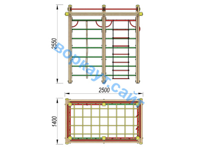 Детский спортивный комплекс ДСК 3108 в Карачаево-Черкесской Республике