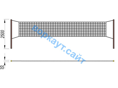 Волейбольные стойки СИО 3515 в Карачаево-Черкесской Республике