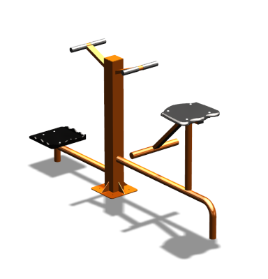 Уличный тренажер "Твистер стоя Твистер сидя" УТ323 в Карачаево-Черкесской Республике