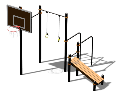 Спортивный комплекс воркаут ВС-143 в Карачаево-Черкесской Республике