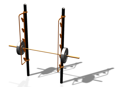 Спортивный комплекс воркаут ВС-84 в Карачаево-Черкесской Республике