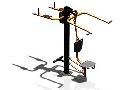 Уличный тренажер "Верхняя тяга Брусья Пресс" УТ339 в Карачаево-Черкесской Республике